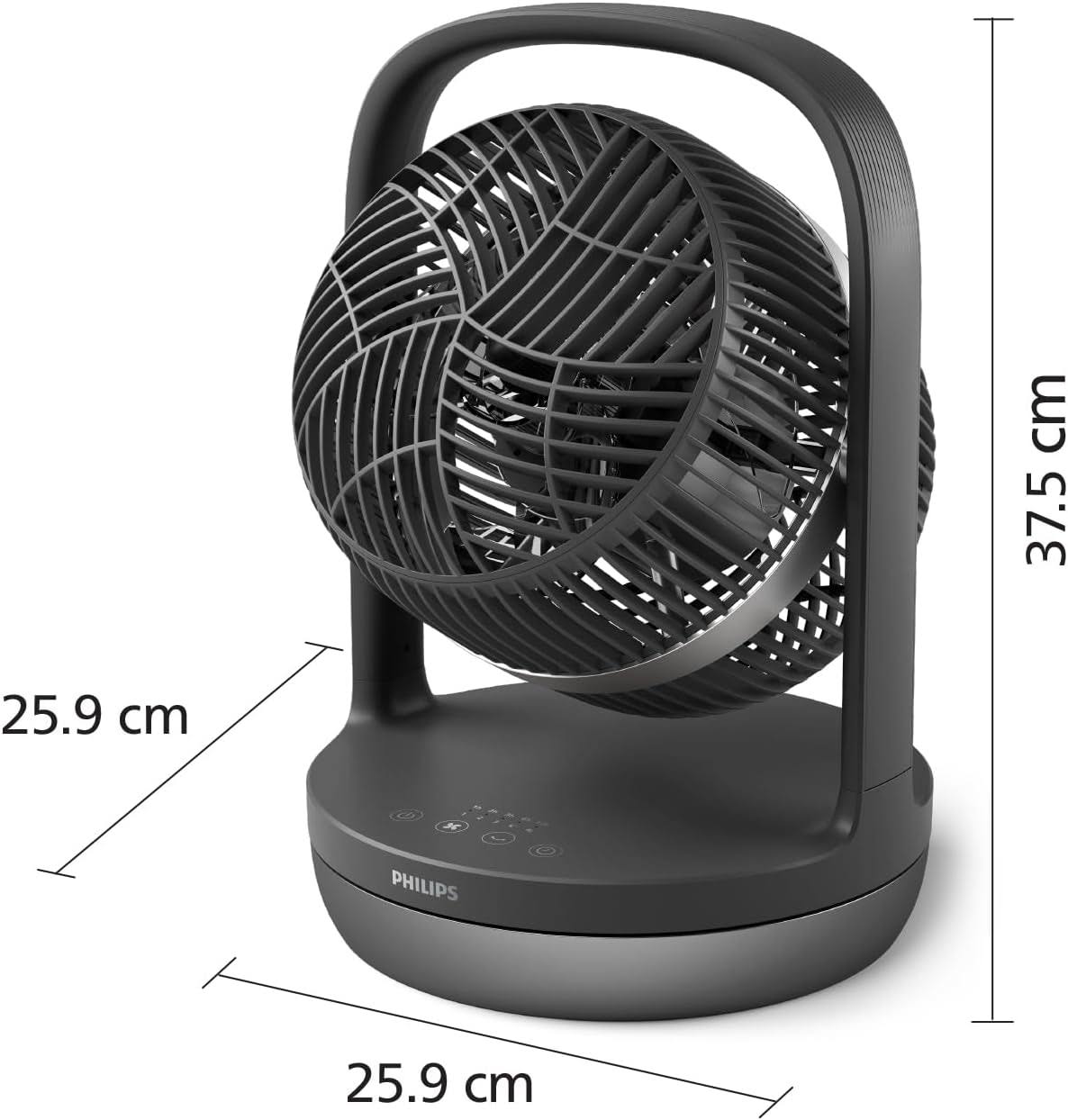 Philips CX3050/01 SilentWings Quiet Table Fan with 90° Oscillation