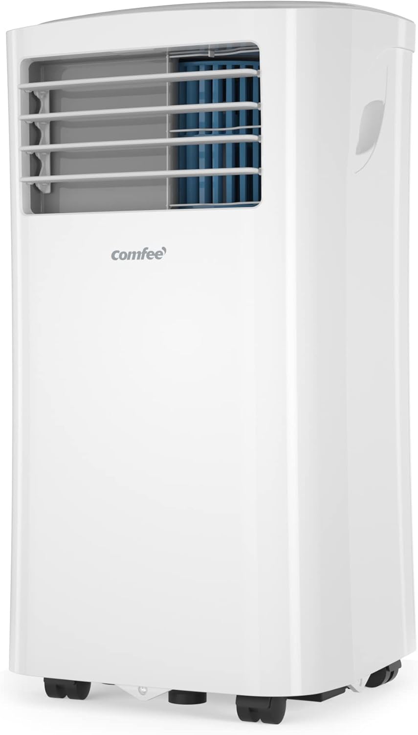 COMFEE MPPH-09CRN7 Mobiles Klimagerät 9.000 BTU – 3-in-1, R290, EEK A, 31m², Fernbedienung, Weiß