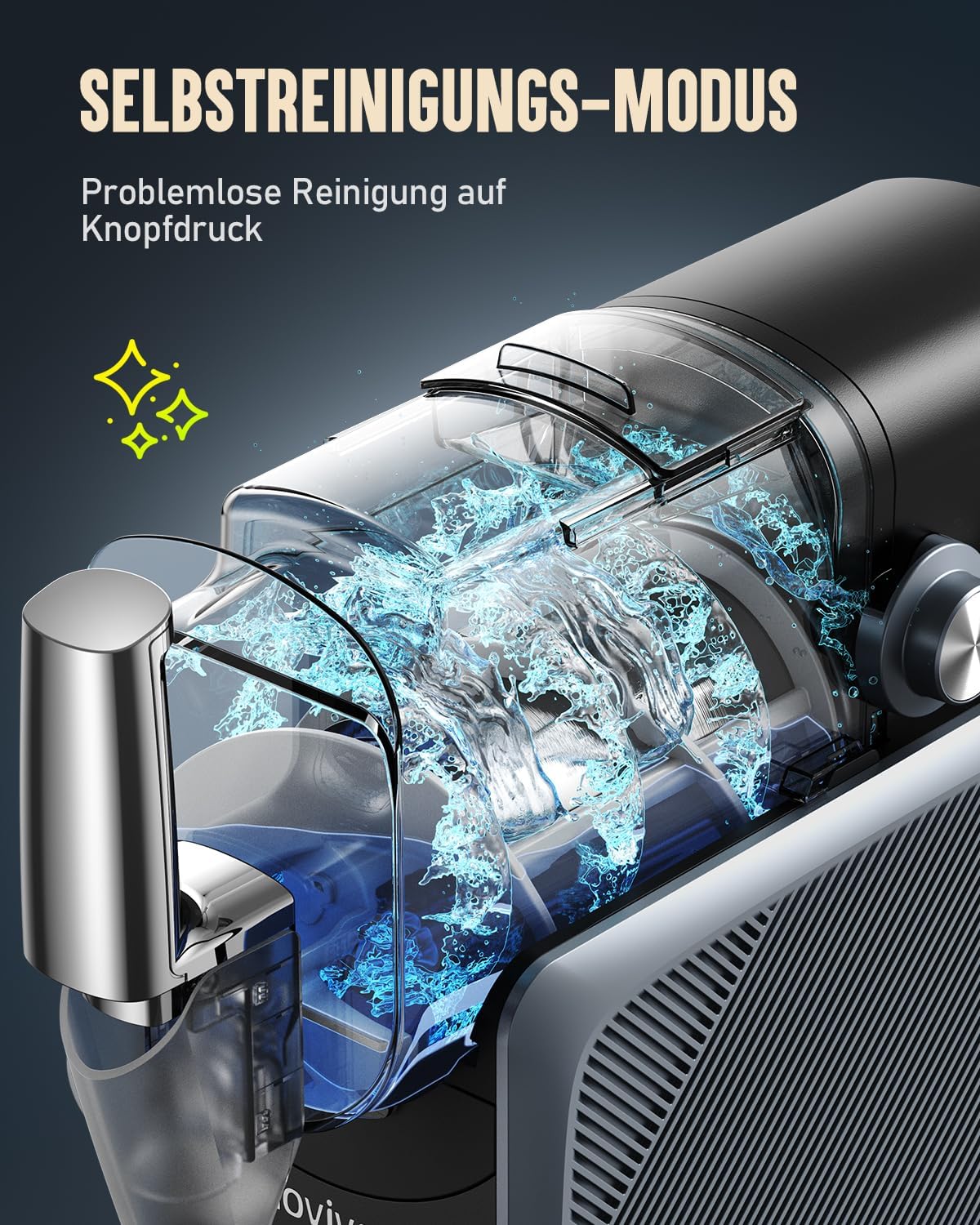INOVIVA S2.2 Eismaschine 2,6 L – Automatisch, Programmierbar, Touchpad-Steuerung, Grau