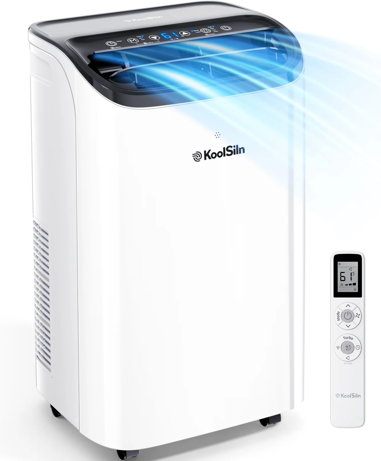 14000 BTU 3-in-1 Portable Air Conditioner with Remote Control