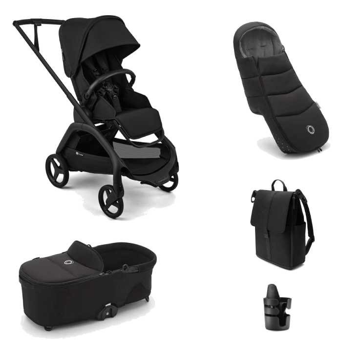 Bugaboo Dragonfly Plus Complete Bundle - Heritage Black