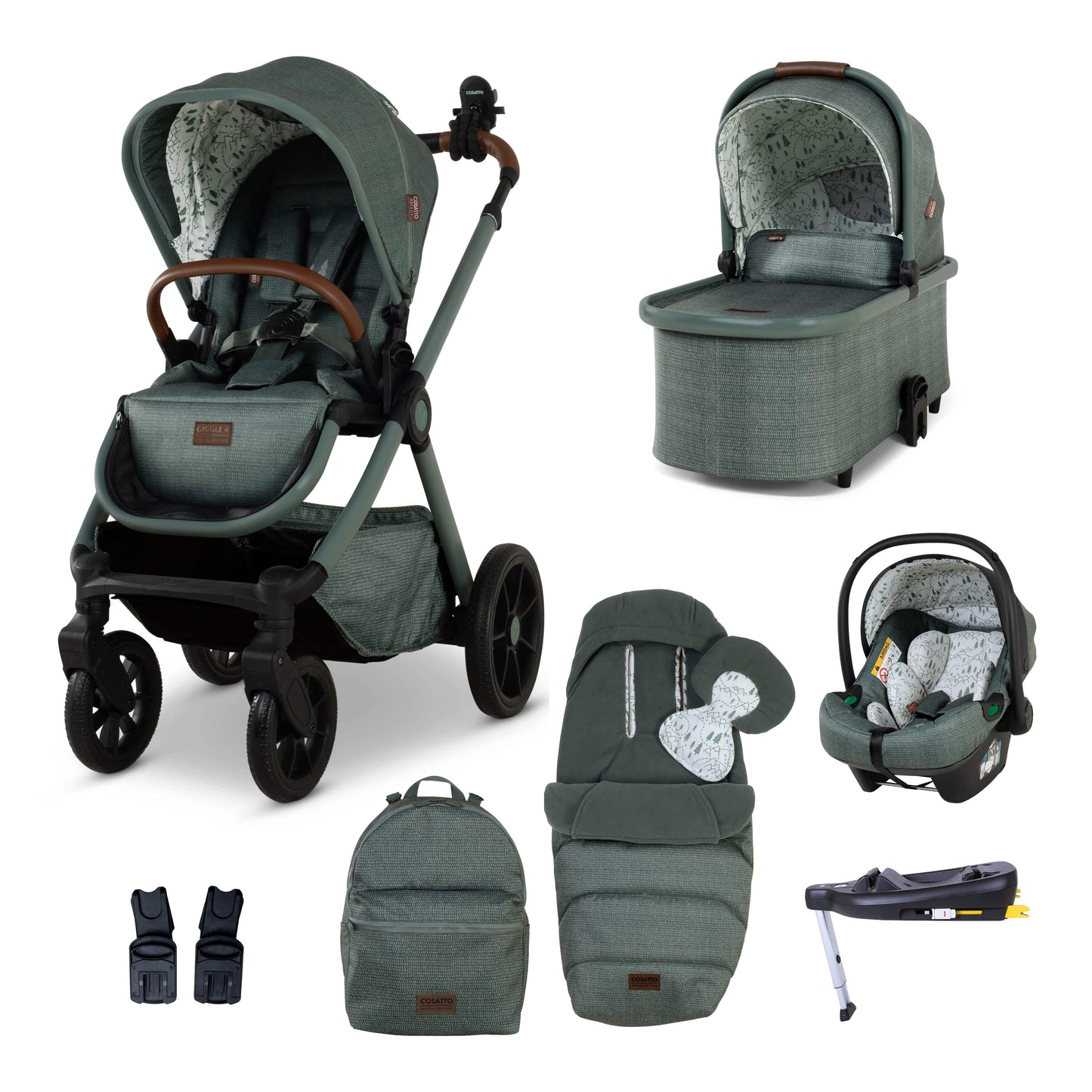 Cosatto Giggle 4 Everything Bundle - Special Edition, Tiny Treetops