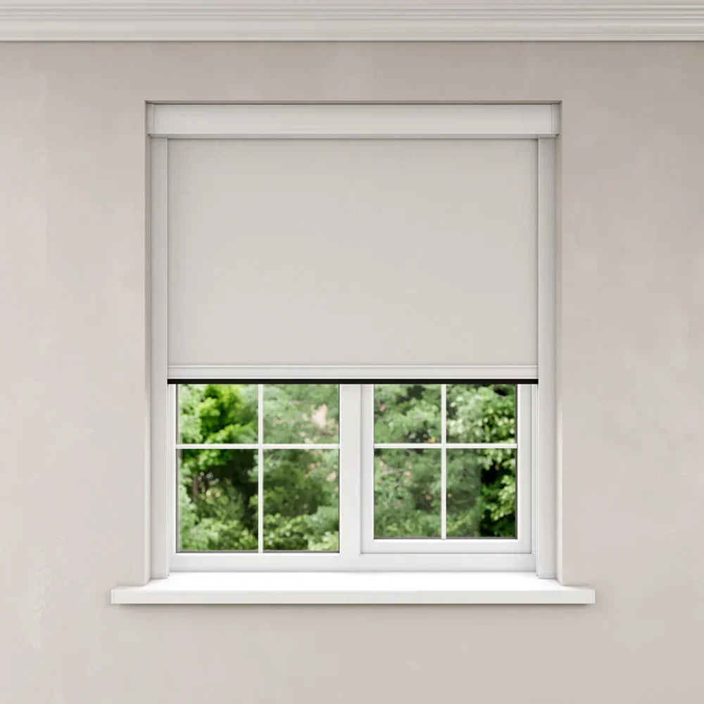 BlocOut Blackout Blind in Metallic Pearl Beige