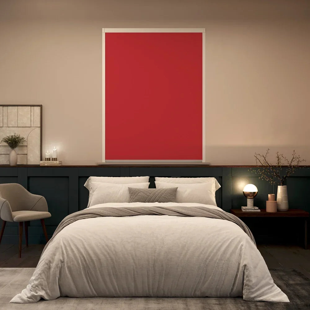 BlocOut Blackout Blind in Classic Red
