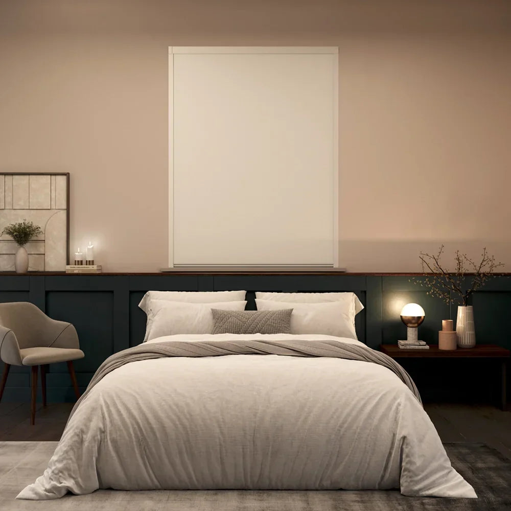 BlocOut Blackout Blind in Metallic Pearl Beige