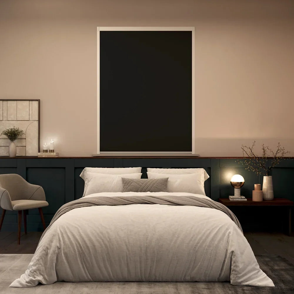 BlocOut Blackout Blind in PVC Black