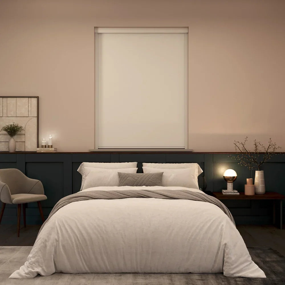 BlocOut Blackout Blind in Metallic Pearl Beige