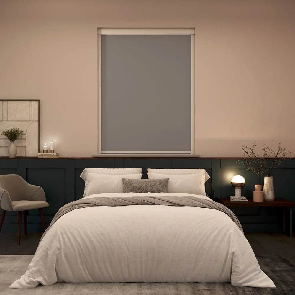 BlocOut Blackout Blind in PVC Iron
