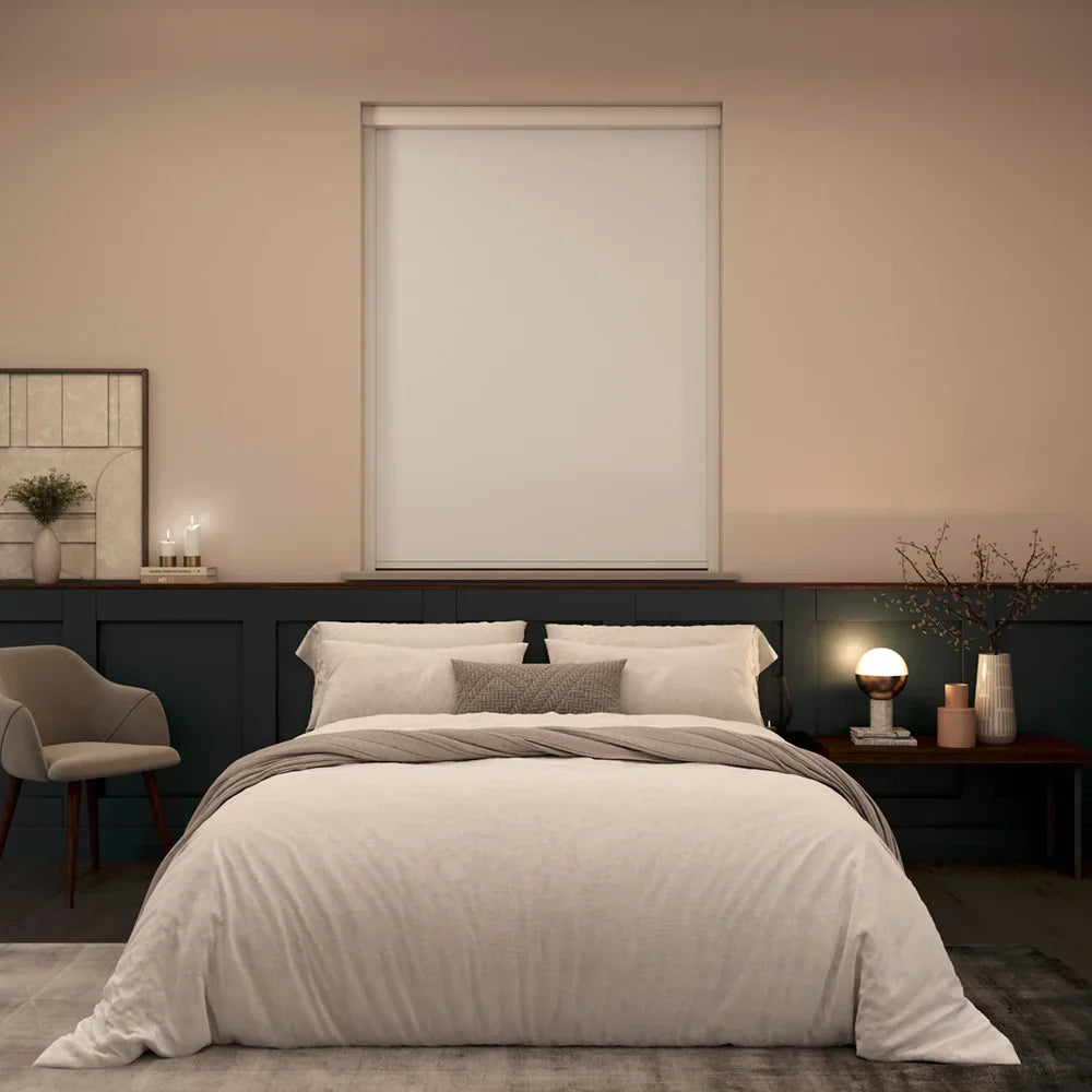 BlocOut Blackout Blind in PVC White