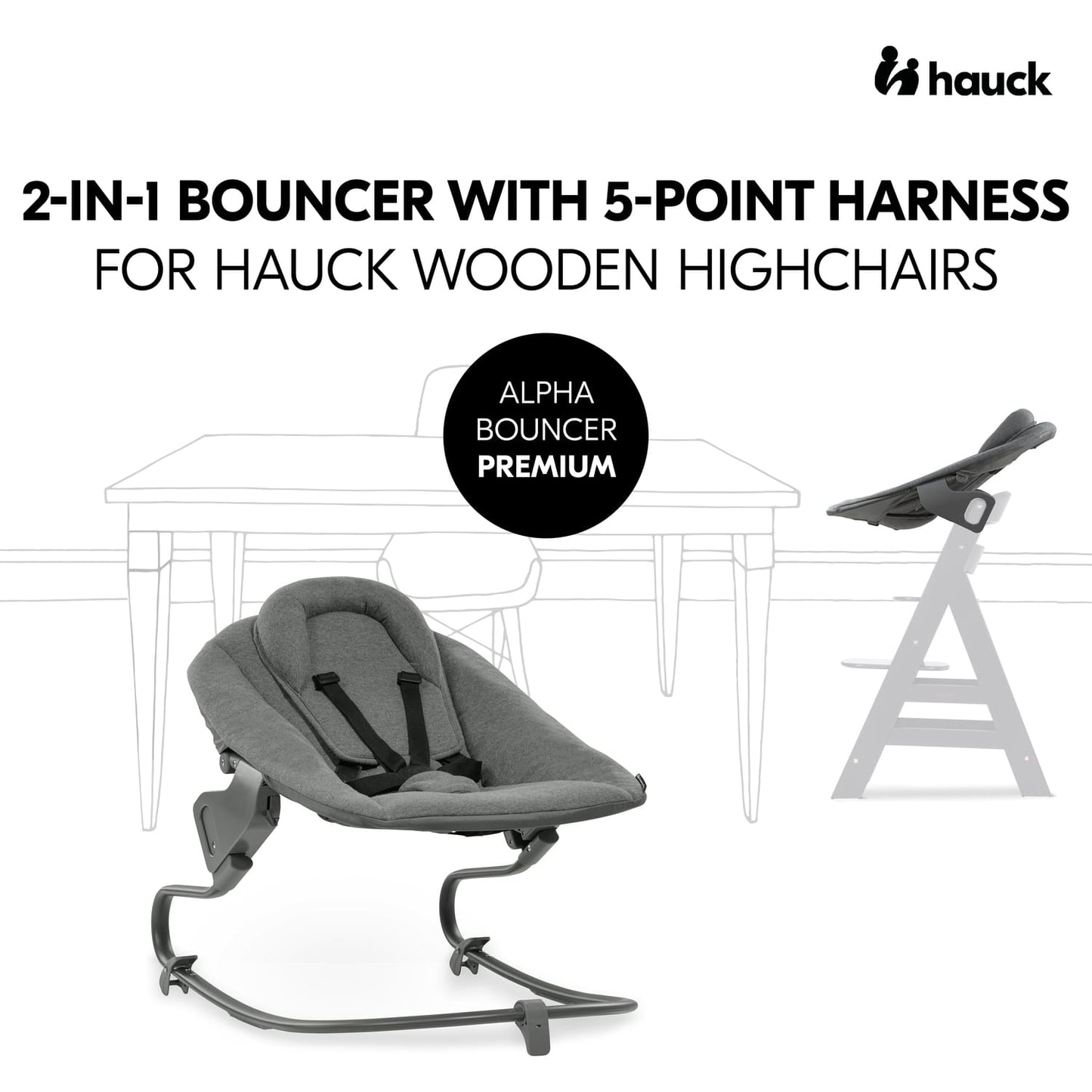 Hauck Alpha+ Premium Bundle - Grey