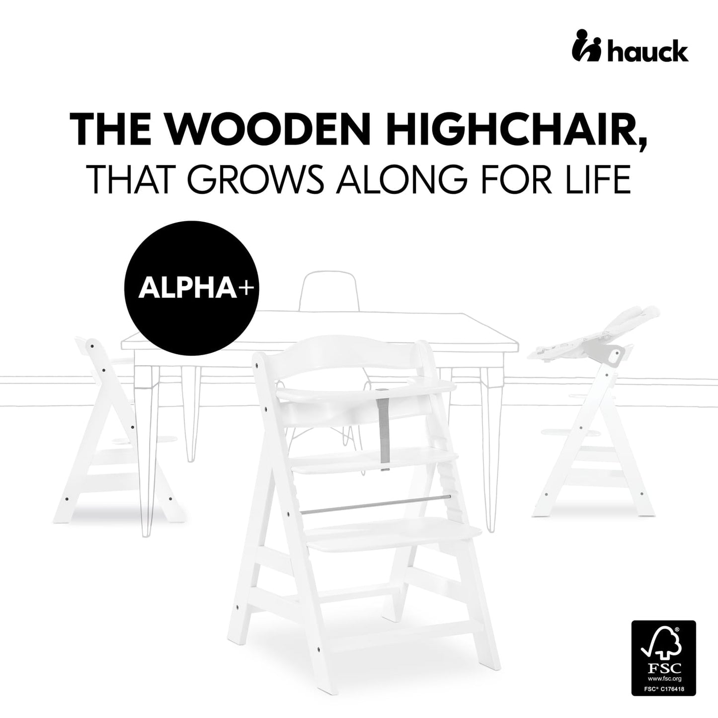 Hauck Alpha+ Premium Bundle - White