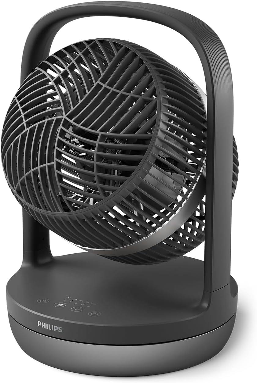Philips CX3050/01 SilentWings Quiet Table Fan with 90° Oscillation