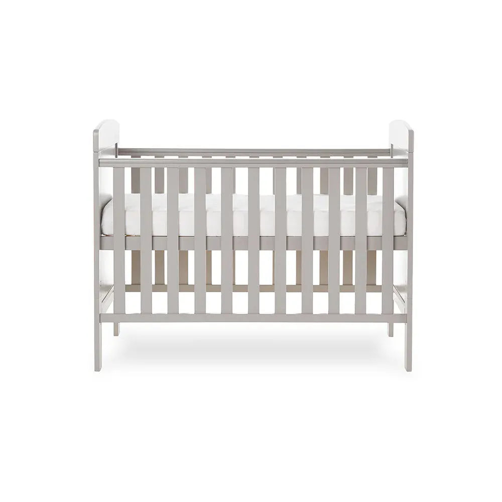 Obaby Grace Mini Cot Bed - Warm Grey