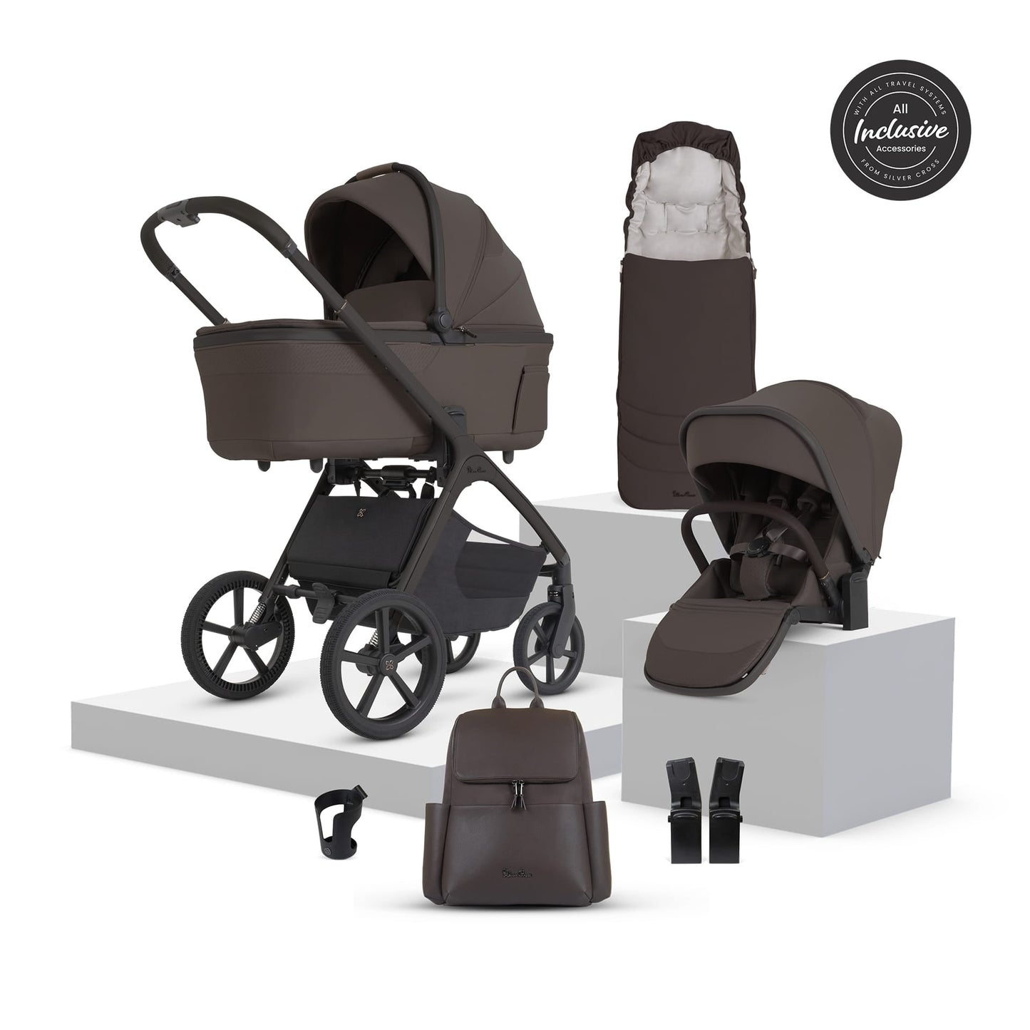 Silver Cross Cove 2 Accessory Bundle - Chocolate