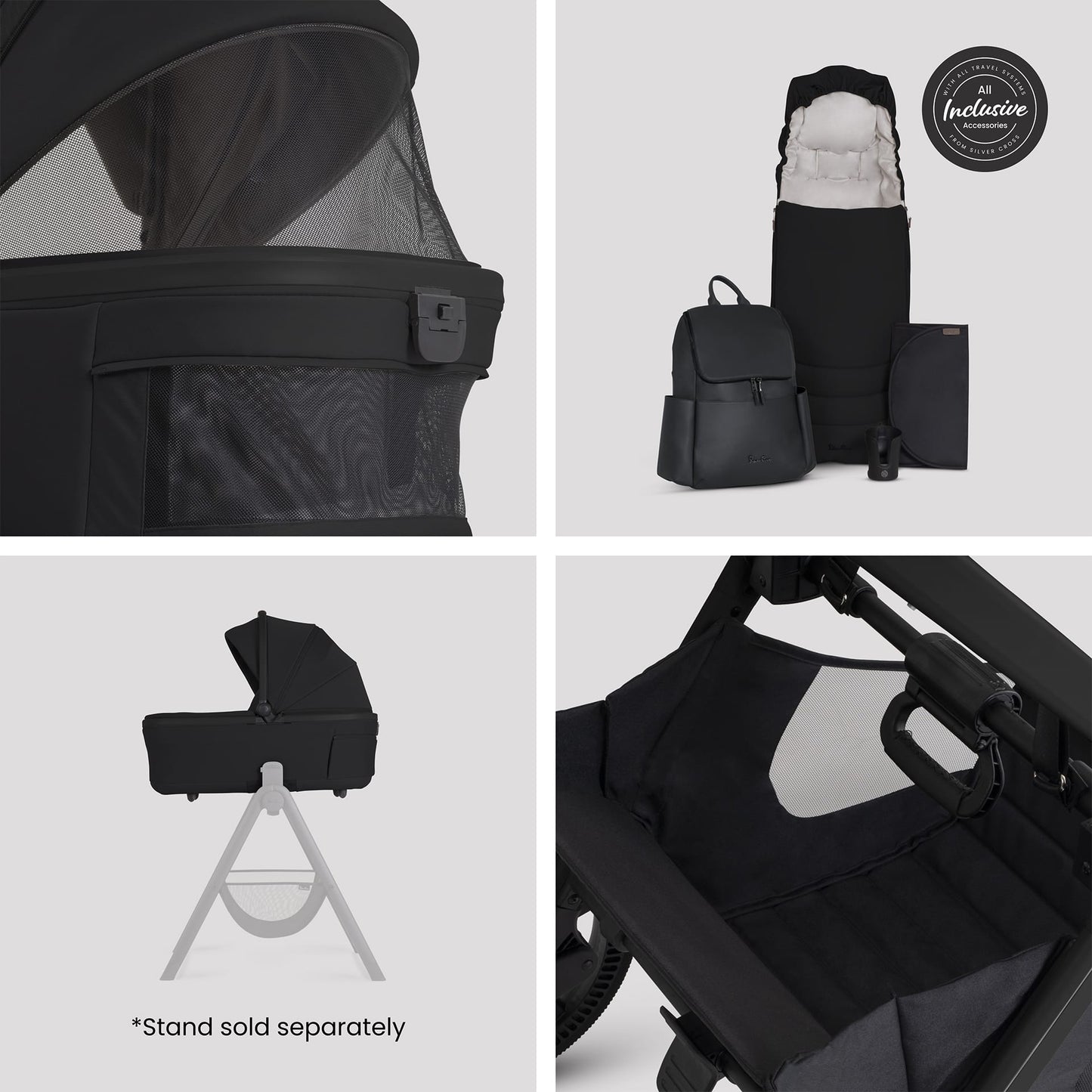 Silver Cross Cove 2 Accessory Bundle - Onyx