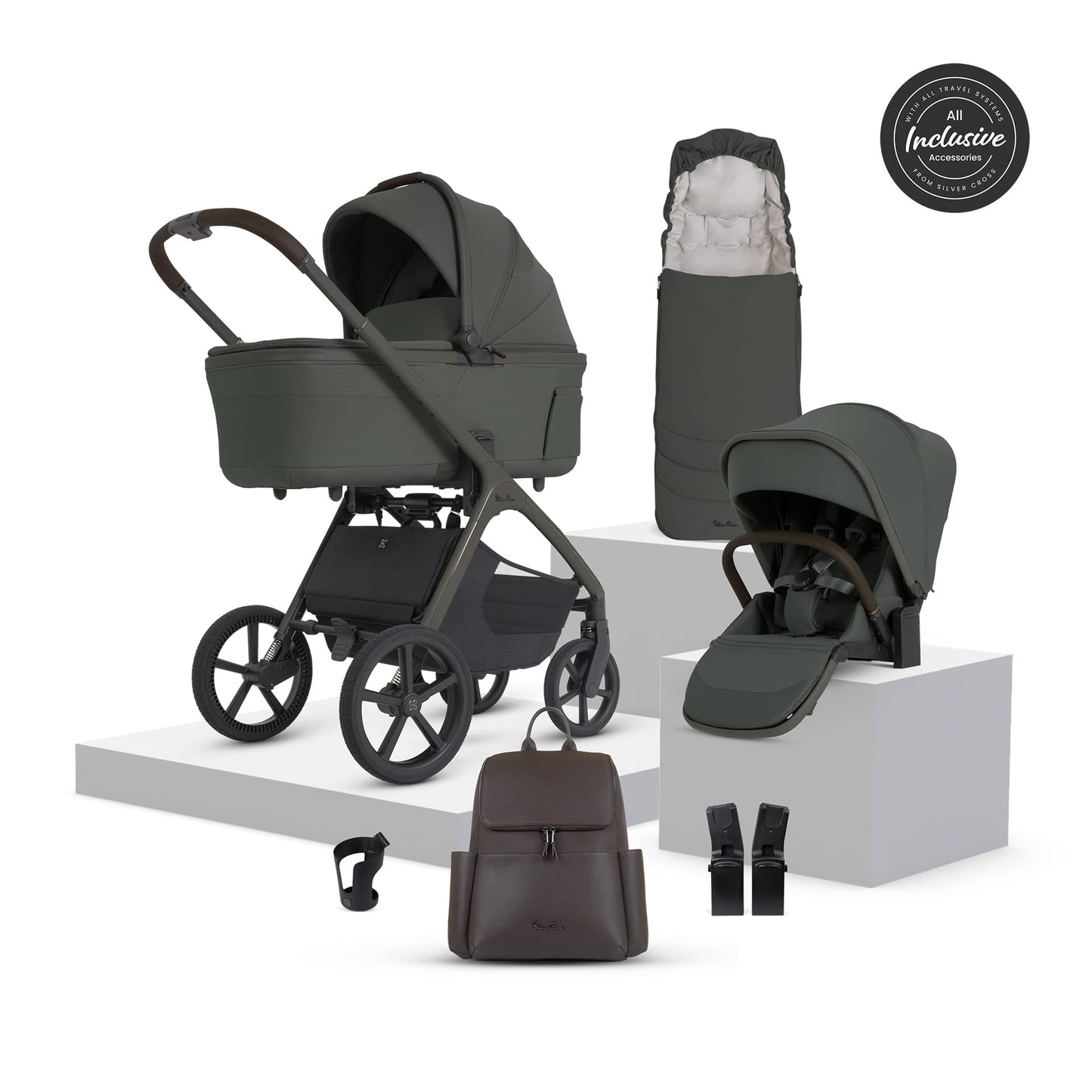 Silver Cross Cove 2 Accessory Bundle - Pewter