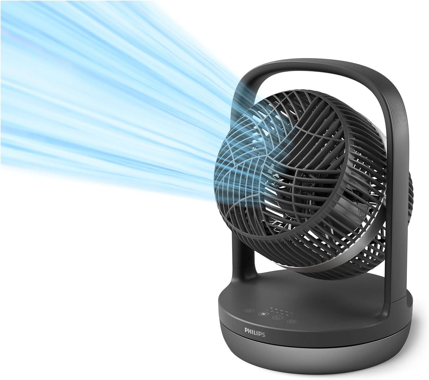 Philips CX3050/01 SilentWings Quiet Table Fan with 90° Oscillation